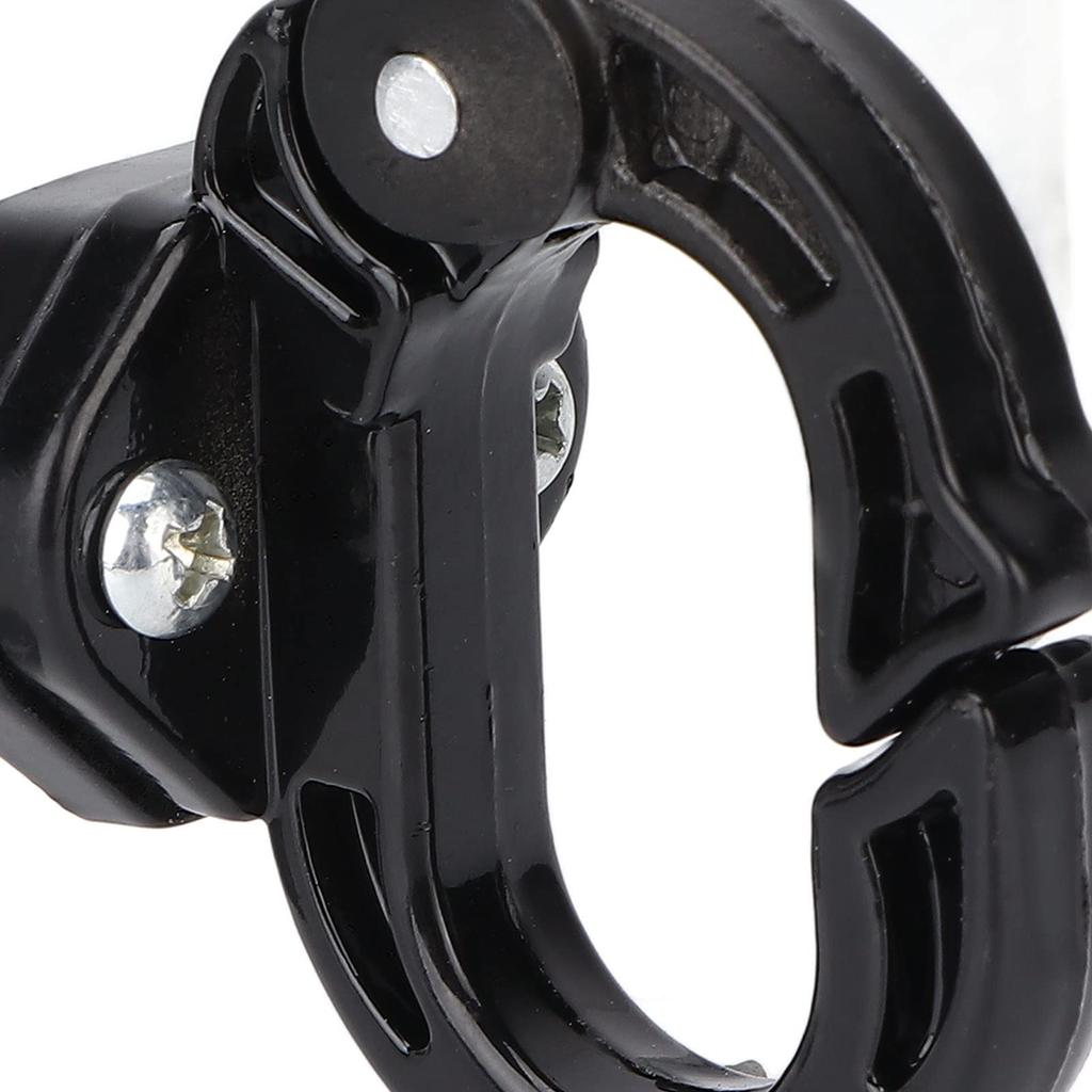 Elektrisk skoter framklo 12 kg lastkapacitet Handväskkrok för motorcykel (Svart)