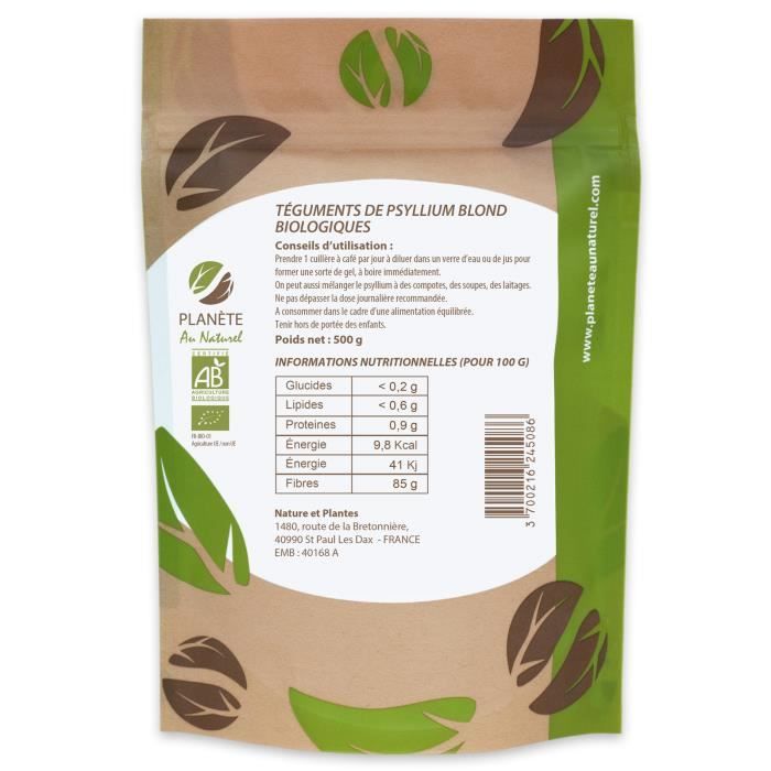 Psyllium Blond Bio - 500gr