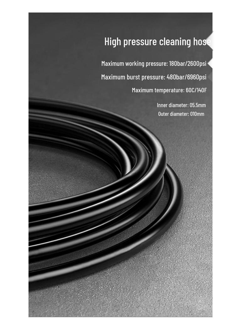 High-Pressure Drain Cleaning Nozzle for Karcher