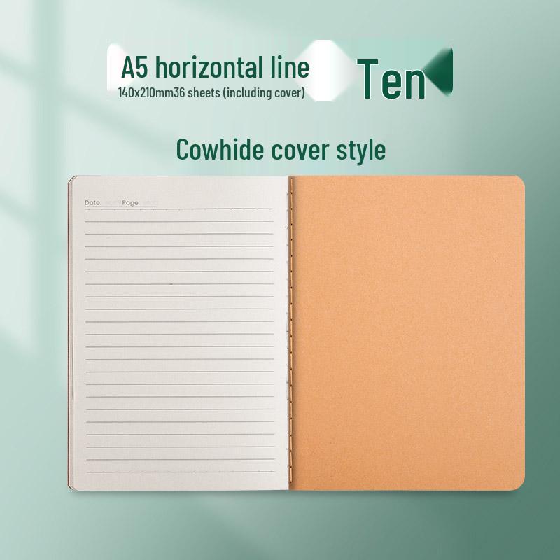 Kraft Paper Notebook for Students - B5, A4, A5 Sizes for Elementary and Junior High School.