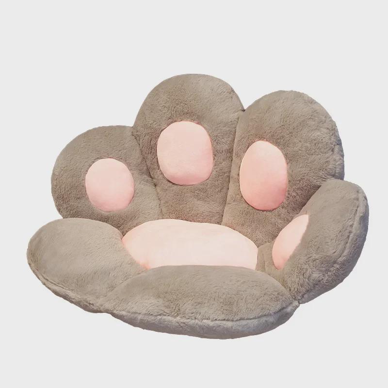 Cross-Border Creative Cat & Bear Paw Plush Cushion – All-in-One Sofa, Chair, and Floor Mat