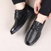 Foreign trade leather shoes men's summer hollow breathable large size men's shoes cowhide business dress hole cool leather shoes men's leather shoes