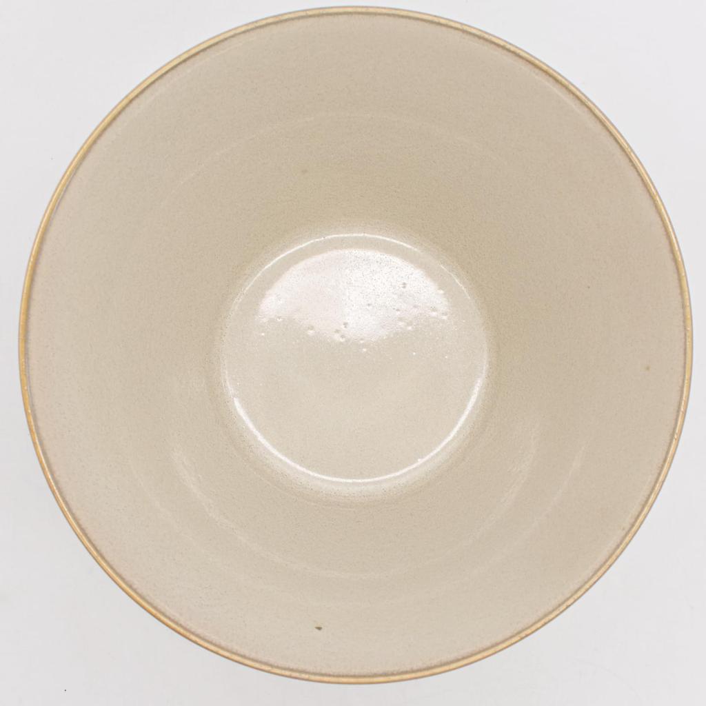 Aito Manufacturing Risramen Diameter 17 x Djup Minoyaki Udon Diskmaskin Mikrovågsugn Tillverkad i Japan 0517310 Co., Ltd. "Naturfärg" Skål, Tallrik,