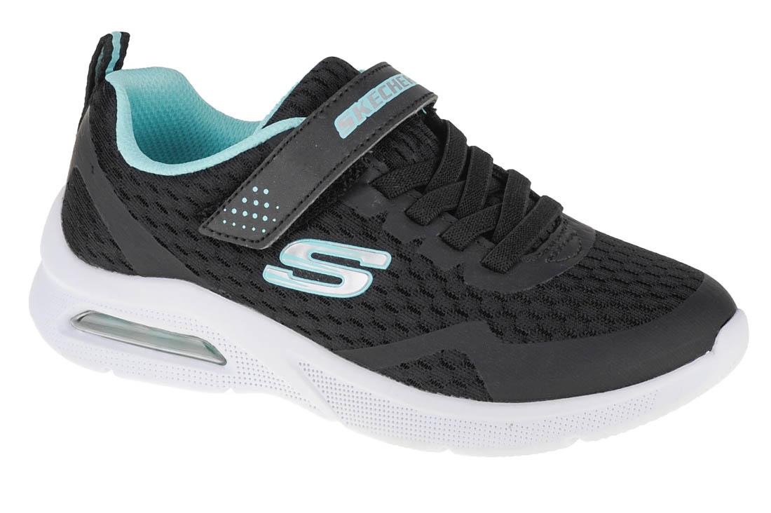 Skechers Microspec Max, pour Fille, Baskets noires