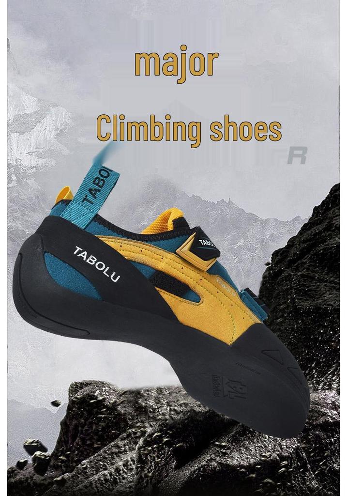 Scarpe da arrampicata traspiranti antiscivolo per adolescenti e adulti, per bouldering indoor, calzature sportive entry-level