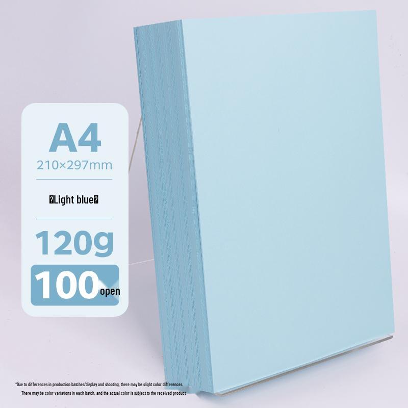 A4 Assorted Color Thickened Origami Paper 80g/120g/150g - Pink, Red, Blue