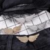 1PC Portable Angel Wings Jeans Waist Button Adjustable Clips For Pant Skirts Waist Tightener Buckle Pin Button Clothing Supplies