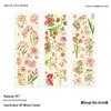 Infeel.Me 3D Hot Stamping PET Stickers: Mountain & Wild Roar Series - Retro Plant Journal Stickers (4 Styles)