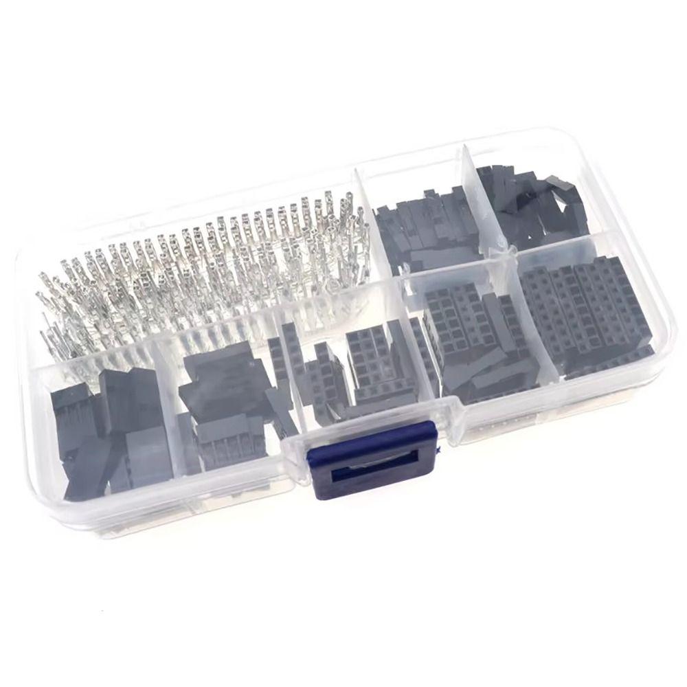 310Pcs/Set Female Pin Connector Wire Jumper 2.54mm Terminal Connector  Electronic DIY Housing Kit