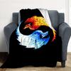Phoenix Yin Yang Flannel Blanket Throw Blanket Soft Warm Sofa Bed Camping Car Home Decor Unique Christmas Gift C9302520