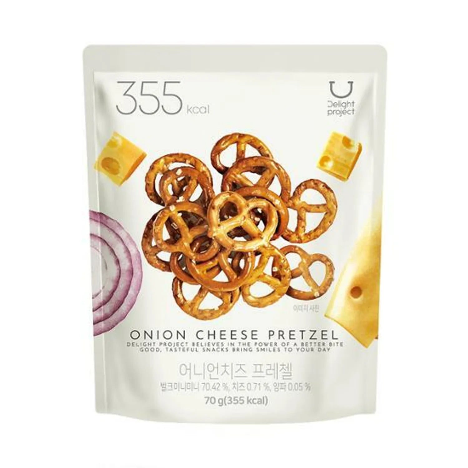 Delight Project Onion Cheese Pretzel 70g/5bag Cheese Pretzel 70g/5bag