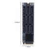 M.2 M KEY Nvme To 9 Ports SATA 3.0 Adapter 6Gbps M.2 NVME To SATA 3.0 Converter Expansion Card PCIE 3.0 X2 Hard Disk for Desktop