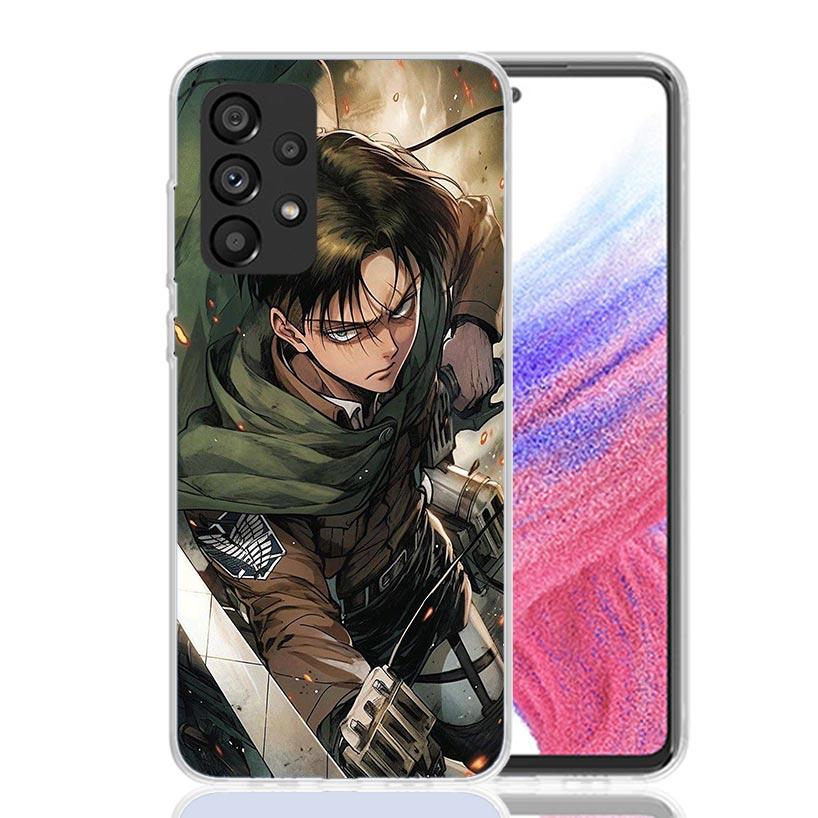A-Attack on T-Titan Levi Phone Case For Samsung Galaxy A17 A16 A14 A15 A13 A57 A56 A54 A55 A53 A37 A36 A34 A35 A33 A26 A24 A25 A