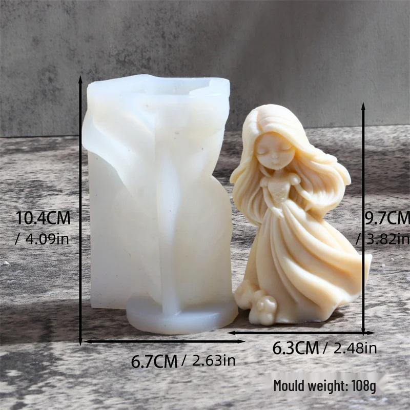 

Принцеса Бетті 3D Гіпсова Лялька та Силіконова Форма для Свічки