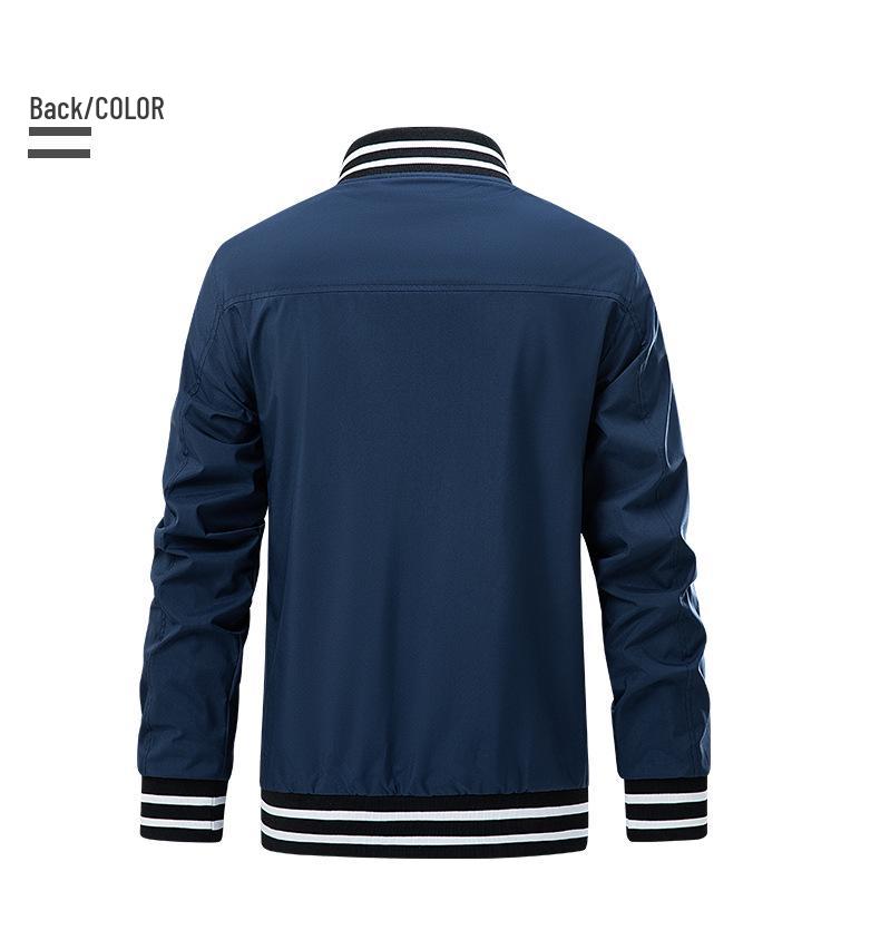 Chaqueta Bomber Ligera Cortavientos para Hombre - Ropa Exterior Casual Talla Europea