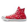 Converse Chuck Taylor All Star Bequeme Vielseitige High-Top Canvas Schuhe Unisex Sneaker Splash-Rot 170806C