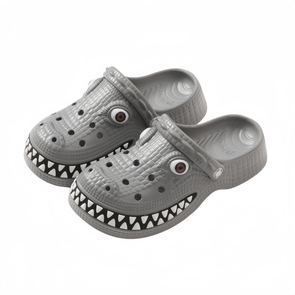 Crocodile Shape Children's Sandals Cartoon Beach Slippers Kids Slippers For Boys Aged 4-7