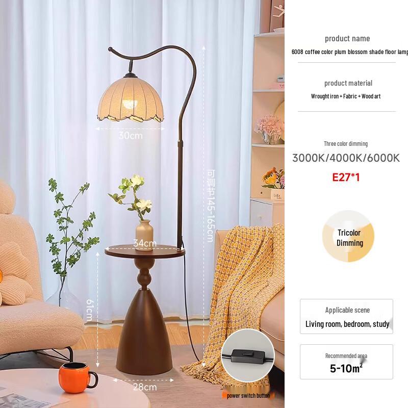 Oeny Retro Slaapkamer Vloerlamp