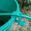 Rain Barrel Hose Holder Detachable Adjustable Clamp for Outdoor Rainwater Barrel Home Garden Yard Use