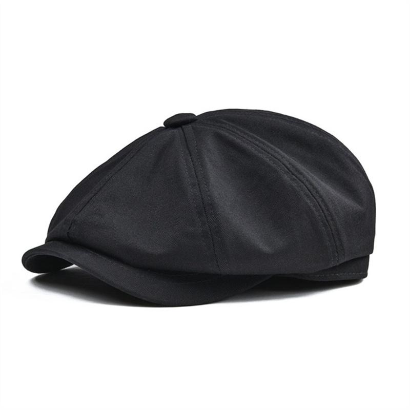 Berretto in cotone da uomo Cappello da strillone Berretto moda donna Berretto piatto in cotone