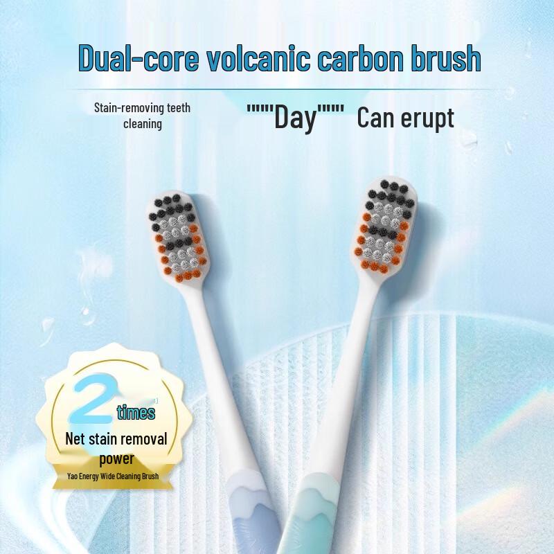 Shuke Power Wide Head Toothbrush (2-Pack)