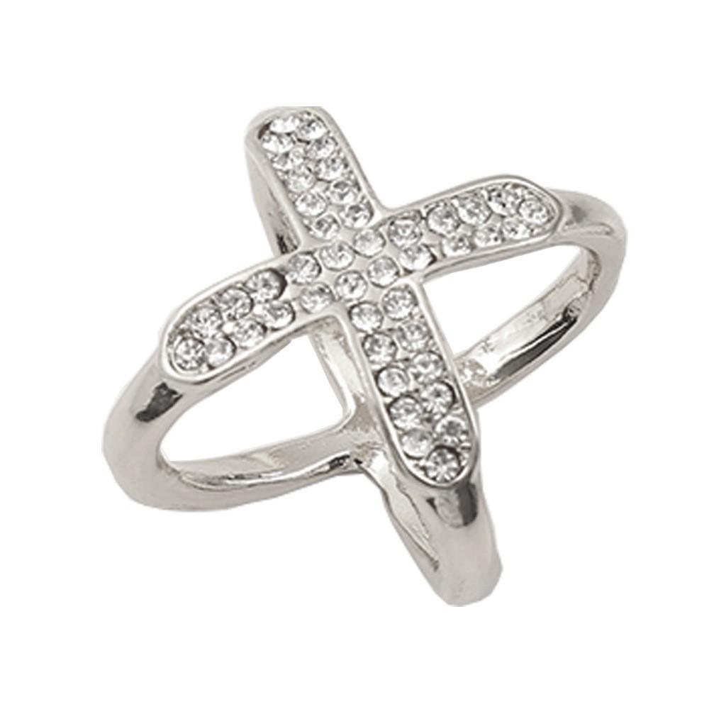 

Пряжка для шелкового шарфа в форме креста, пряжка с узлом на подгибку серебряный