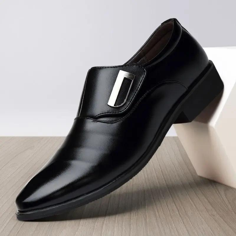 Work Tailoring Slip-on Soft Social Shoe Male Lightweight 2026 Style Gentleman Luxury Designer New Office 39 Men's Formal Shoes