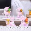 Deer and Wanxi's "All the Way Blooming" Deer Figurine, Exquisite Resin Figurine, Desktop Decoration, Workstation Car Figurine