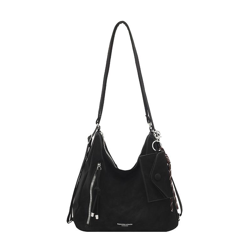 Women's 2026 Retro High-End Versatile Backpack: Large Capacity, Commuter, Crossbody & Shoulder Bag.