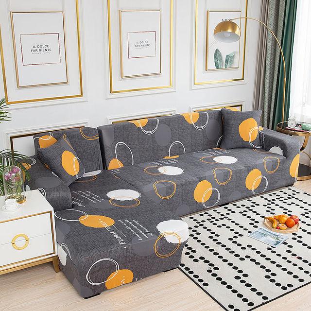 Sofa Cover Elastic All -Inclusive Anti -Cat Scratching Living Room Sofa Lounge Chair Universal Furniture Cover Non -Slip Dustproof