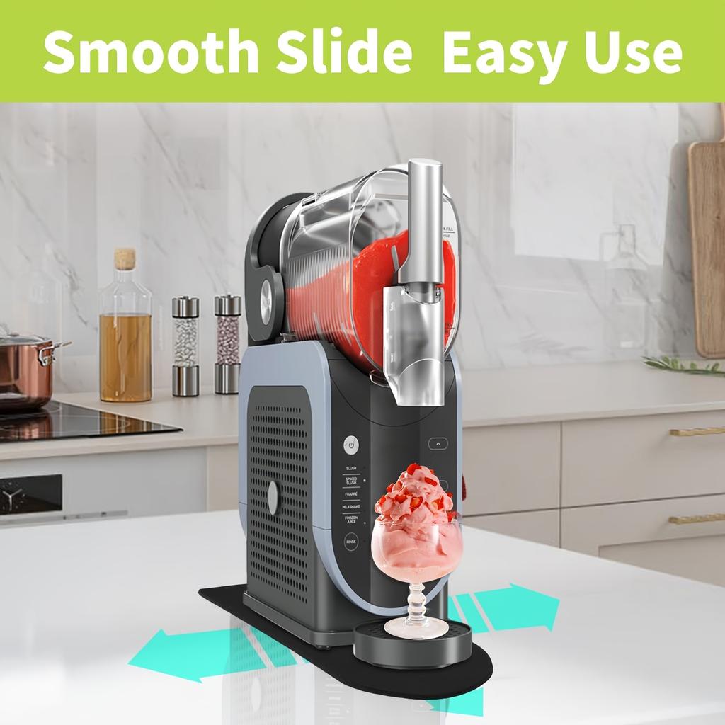 1pc Sliding Pad for Ninja Slushie Machine - Easily Slide Drink Maker on Table- Slider Mat for Ninja Slushie Machine Accessories