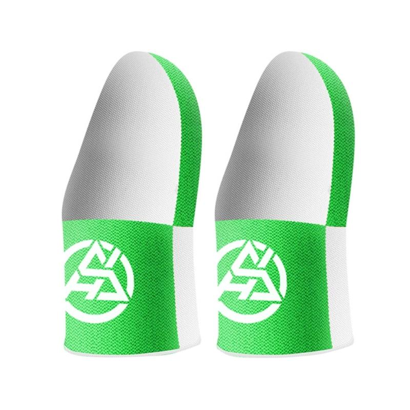 2x Breathable Anti Sweat Gaming Finger Covers Protectors With Ergonomic Stitching For Enhancing Shoot Game Performances
