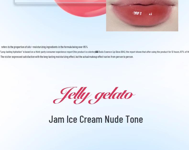 Colorkey Ice Cream Lip & Cheek Tint: Low Saturation Gloss for Bright, Plump Lips