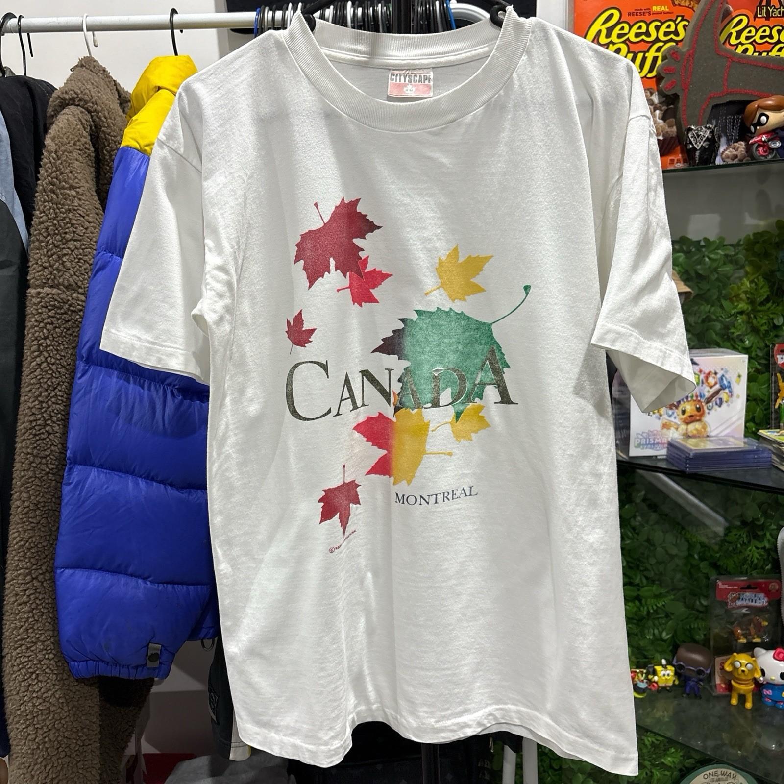 Canada Montreal single stitch tee Size M Unisex T-Shirt S