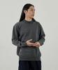Analog Mood-Like Semi-Half Turtleneck Knit (Gray)