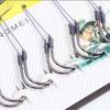 5 Packs/50 Hooks Fish Hook Tied Good Strong Horse Line Double Hook Pair Hook Fish Hook Fishing Gear Accessories Sub-line Hooks Sub-line Double Hooks