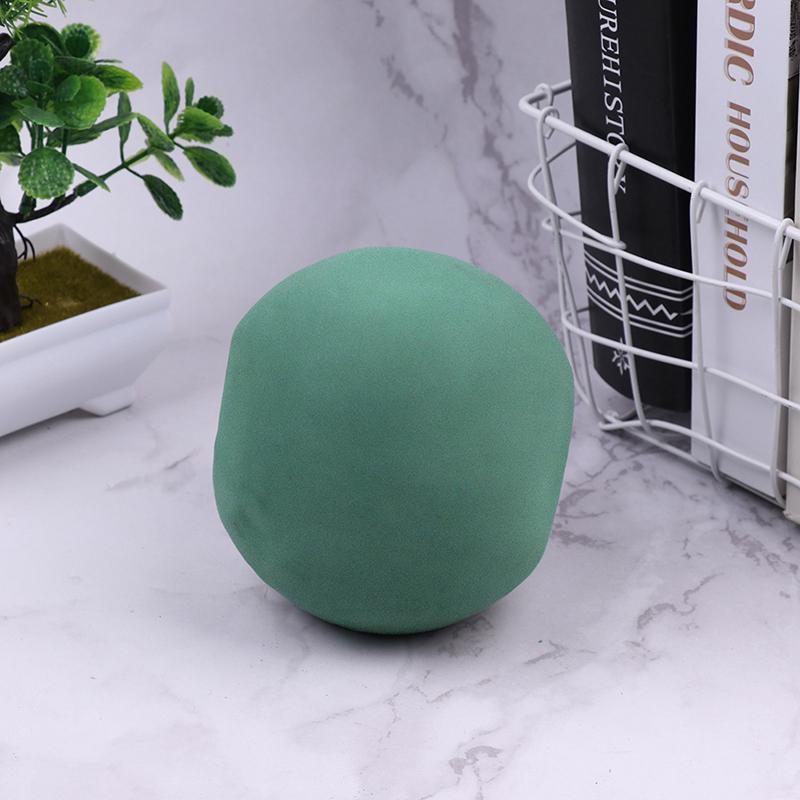 9/12/15Cm Round Green Dried Flower Ball Mud Sponge Blocks Bouquet Decoration