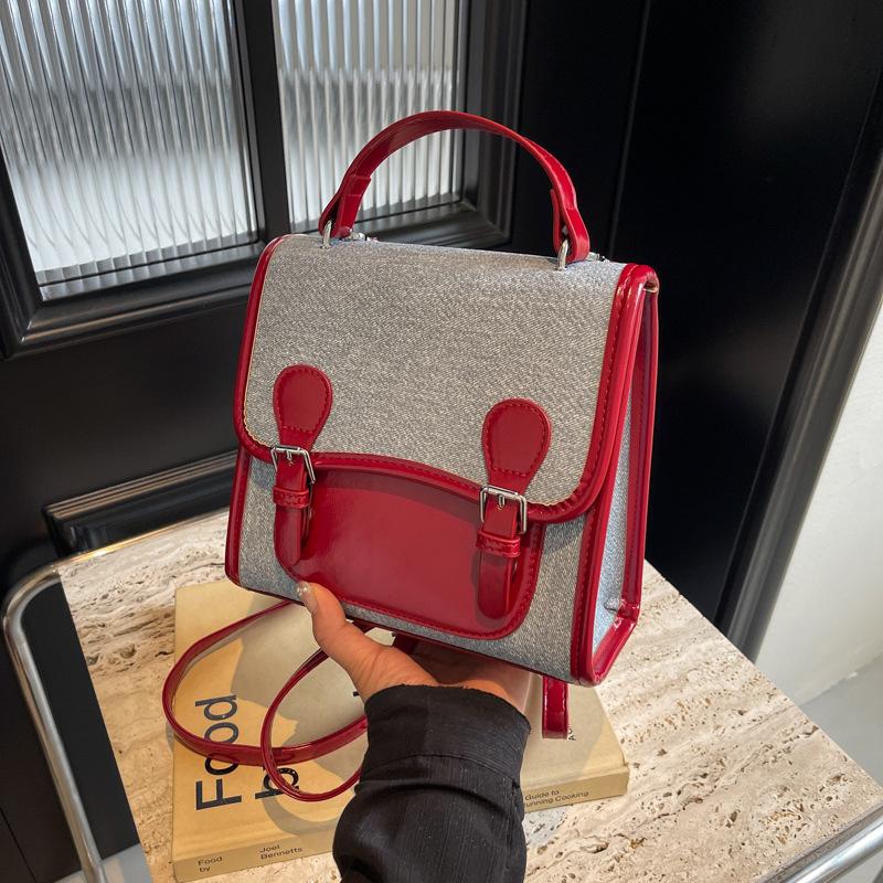 Student Class Backpack Women's Fashion Oblique Span Women's Bag