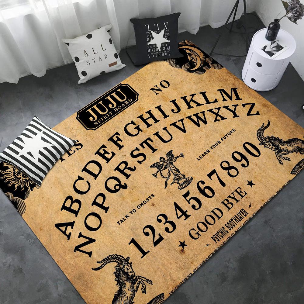 Ouija Board Long Rugs Nordic Style Home Doormat Bathroom-Toilet Mats Bedroom Bedside Area Rugs