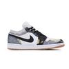 Jordan Air Jordan 1 Lucifer Abrasion Resistant Abrasion Resistant Low top Vintage Basketball Shoes Men's Black Gold 553558-146(Team740-)