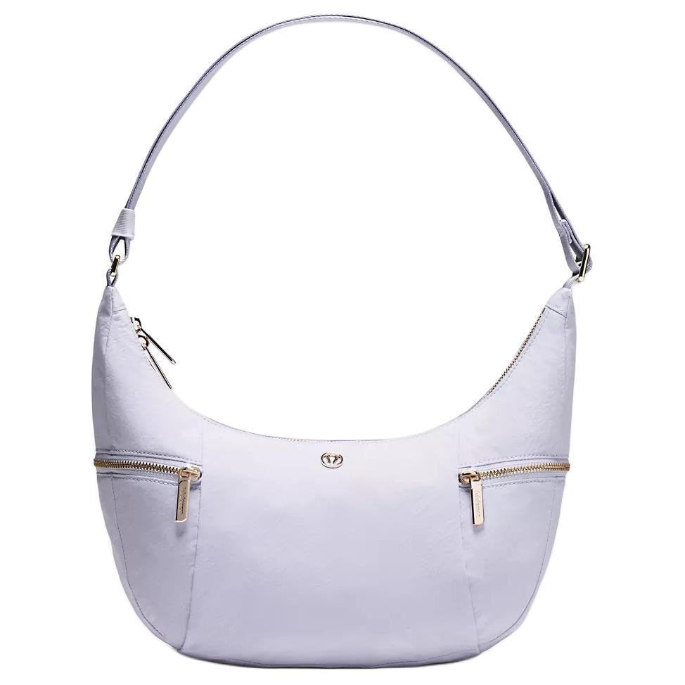 

Lululemon 6L Gold Metal Hardware Design Nylon Shoulder Bag Women Shoulder Bag Serene-Blue LU9DEXS-032507 Light Purple