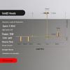 Nordic Modern Minimalist Long Strip Spotlight Fixture for Dining Room, Living Room, or Bar Counter.