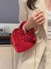 2025 Women's New Mini Crossbody Chain Shoulder Bag Acrylic Fashion Love Shape Candy Color Jelly Handbag Women Party Dinner Bag