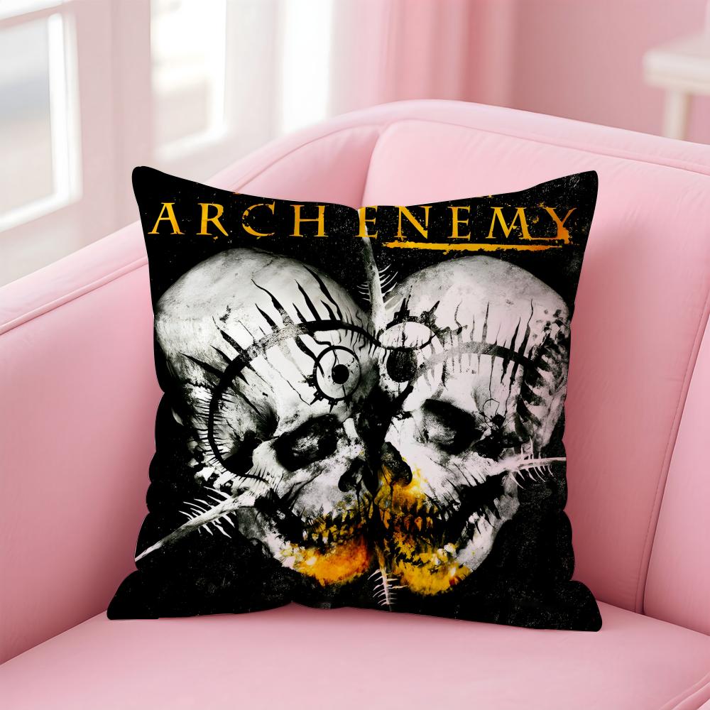 A-Arch Enemy Band Cushion Cover Comfortable Reversible Pillow Cover Ideal For Car Sofa Bedroom & Beyond