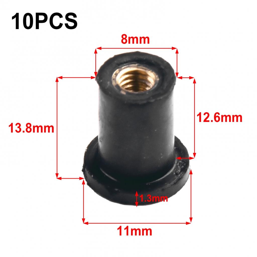 10pcs/kit Nuts Accessories Fairing Screws For Fairing Casement Motorcycle