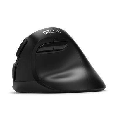 Delux Ergonomická Bezdrôtová 4000 Dual Uľavuje Karpálnemu Tunelu a Ruke pre a Mac Myš, Tichá, Pre Malé Ruky, Vertikálna, DPI, Režim 2,4G/Bluetooth 5.0, Tunel,