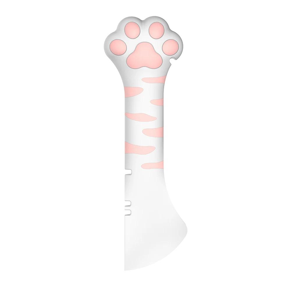 Wielofunkcyjna łyżka do puszek dla zwierząt otwieracz do słoików z tworzywa sztucznego łopatka do karmienia szczeniąt łopatka do karmy dla kotów i psów naczynia dla zwierząt akcesoria dla zwierząt