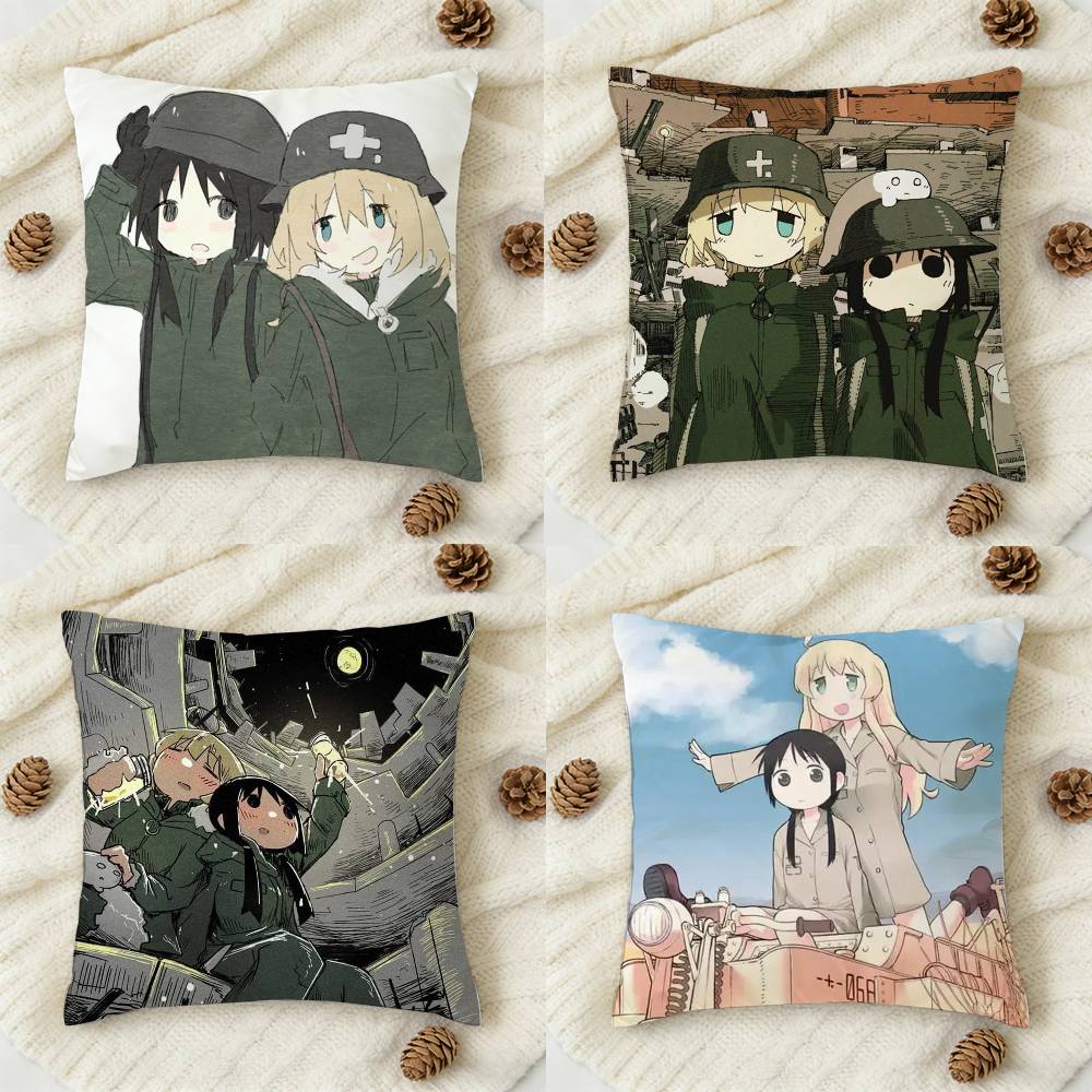 Girls Last Tour Doublesided Printed Square Decorative Cushion Cover for Sofa Living Room Home Decor