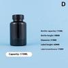 80/120/150/175Ml Health Black Light Proof Empty Medicine Capsule Powder Packet Plastic Jars Tiny Bottles Storage Mini Container
