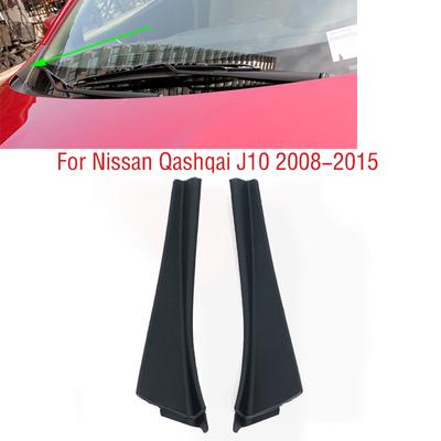 2 KS Pre Nissan Qashqai J10 2008 2009 2010 2011 2012 2013 2014 2015 Predné čelné sklo Wrap Rohový ozdobný kryt stierača Bočný kryt stierača